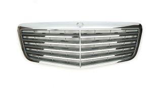 Решетка радиатора Silver для Mercedes Benz W211 E Class W211 2005-2008